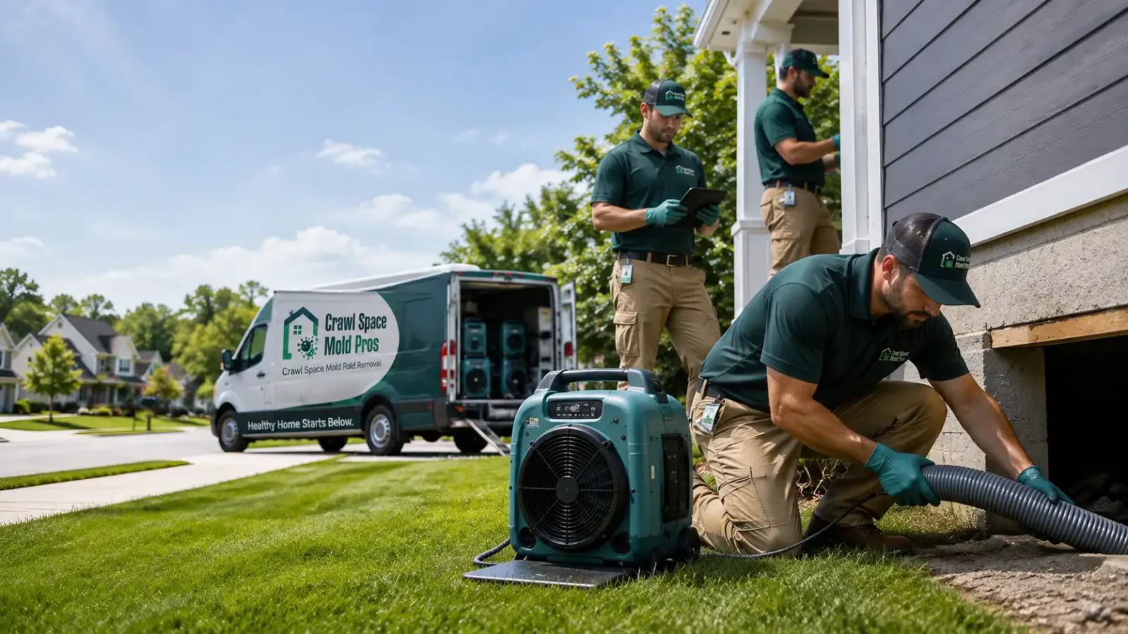 Crawl Space Mold Removal in Kinde, MI